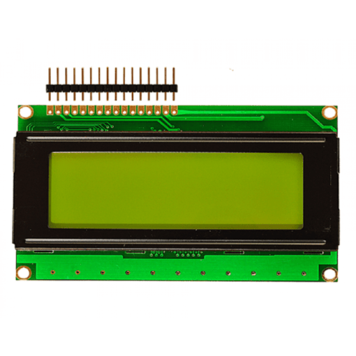 20x4 alphanumeric lcd display with green backlight tech1744 3109
