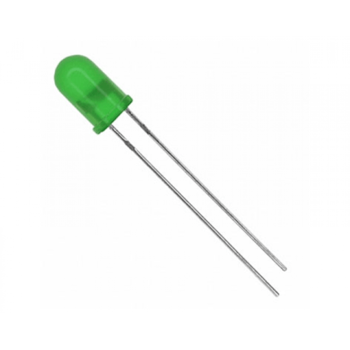 3mm green led diffused pack of 10 tech1754 3099