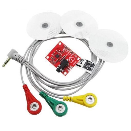 AD8232 ECG Sensor Module Heart Rate Monitor Kit - ad8232 ecg monitoring sensor module tech1461 2612
