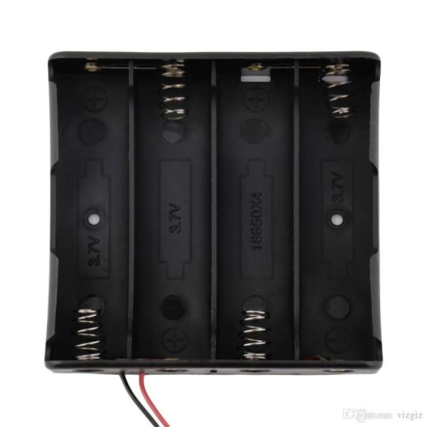 case holder for battery 4 x 18650 cell box without cover tech7816 6261 1