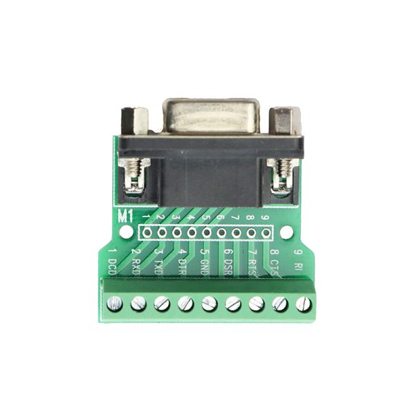 db9 female screw terminal to rs232 rs485 conversion board tech1415 8361