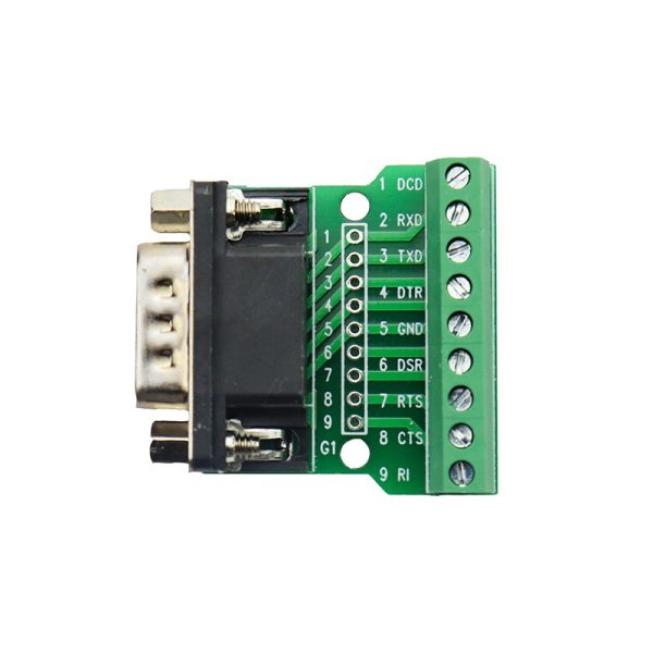 db9 male screw terminal to rs232 rs485 conversion board tech1421 8362