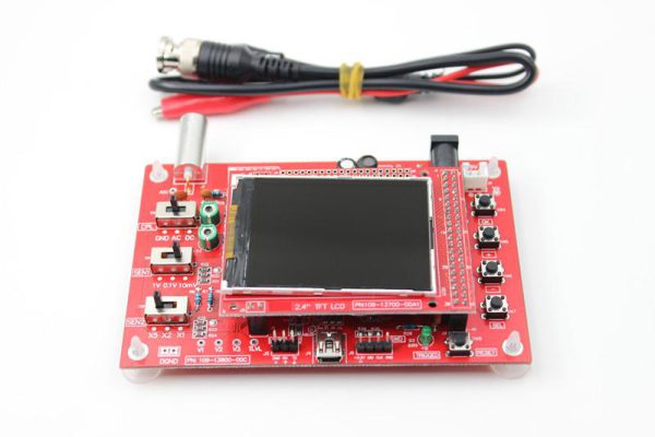 dso138 2 4 tft handheld pocket size digital oscilloscope kit diy parts electronic learning set soldered tech7302 8274