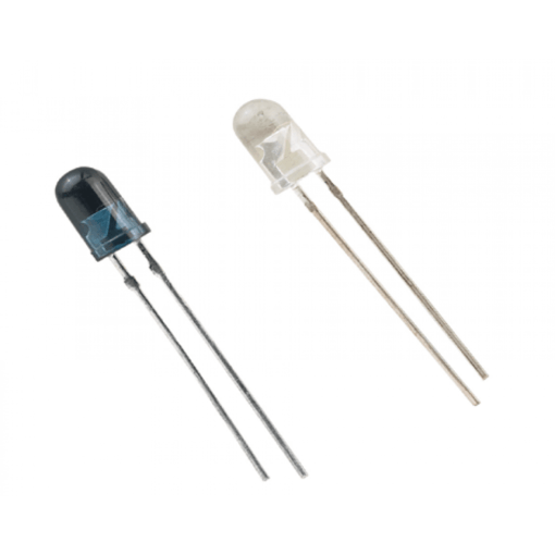 ir led and photo diode pair 5mm pack of 3 tech1591 3241