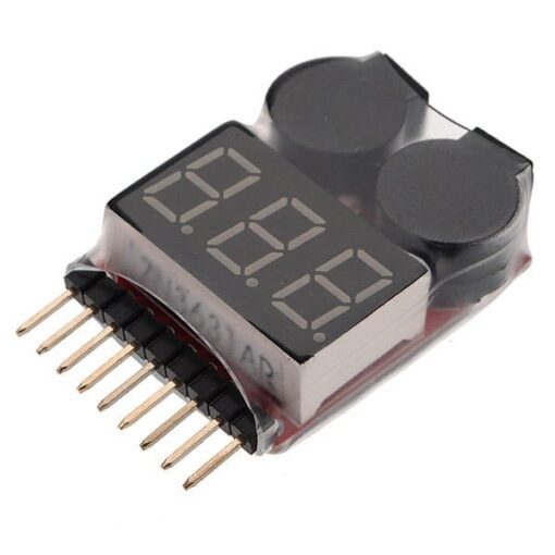lipo battery voltage tester with buzzer alarm 1 8s tech3088 2980