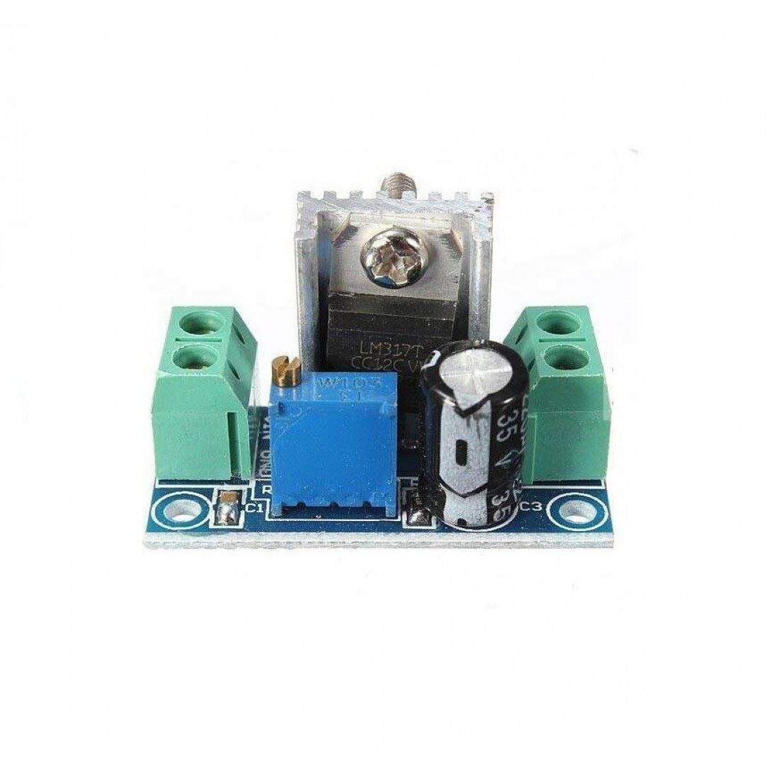 LM317 DC Linear Regulator DC-DC 4.5-40V To 1.2-37V Adjustable Step Down Power Module - Image 2