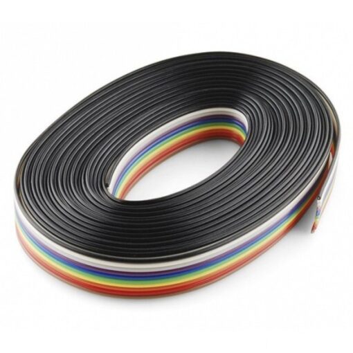 multicolor flat ribbon cable 10 wire 1 meter 2 pcs tech1797 5632