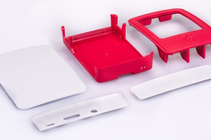 Raspberry Pi 3 Case for Raspberry Pi 3 Model B, B+ Red/White - Image 3