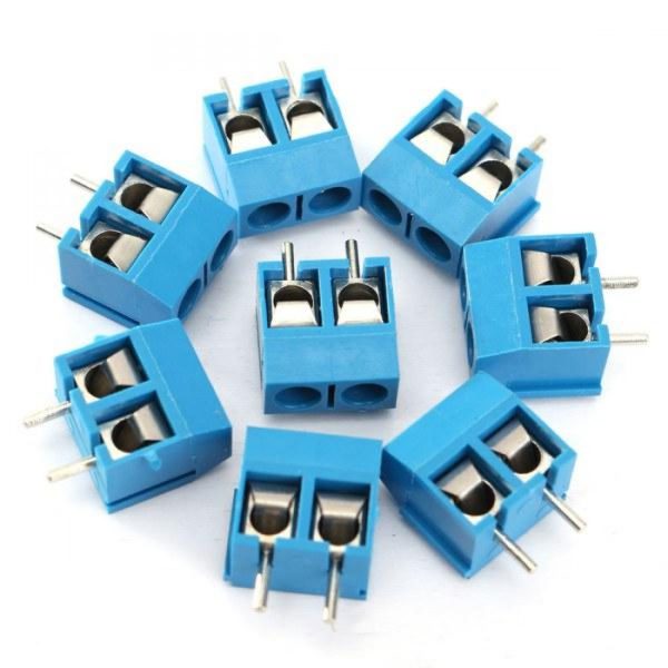screw terminal connectors for pcb 2 pin 5 pcs tech3330 3069