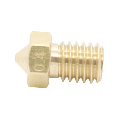 M6 Thread Brass Nozzle V5 V6 UM Compatible – 1.75mm x 0.4mm (for 3D printer) - tech1326 1