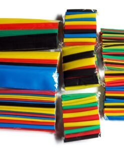 328Pcs Colorful Assorted Heat Shrink Tube 5 Colors 8 Size Tubing Wrap Sleeve Set Combo