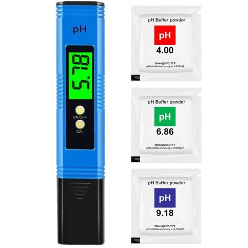 Blue pH02 Digital LCD pH Meter Pen of Tester Range 0.00-14.00 - tech1520 1