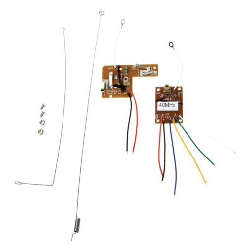 4CH 40MHZ Remote Transmitter & Receiver Board with Antenna for DIY RC Car Robot - tech1676 1