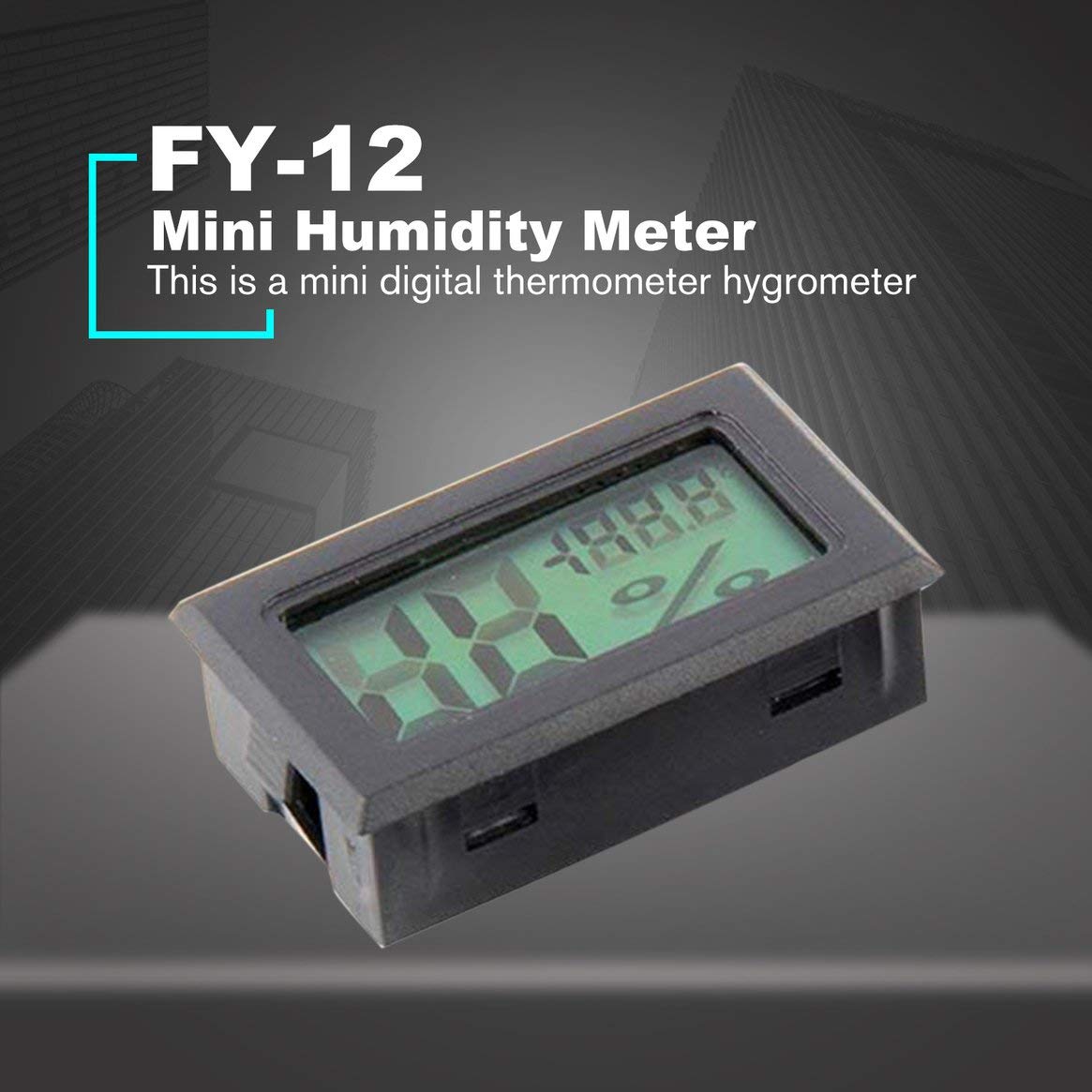 FY-12 Mini LCD Digital Thermometer Hygrometer - Image 3