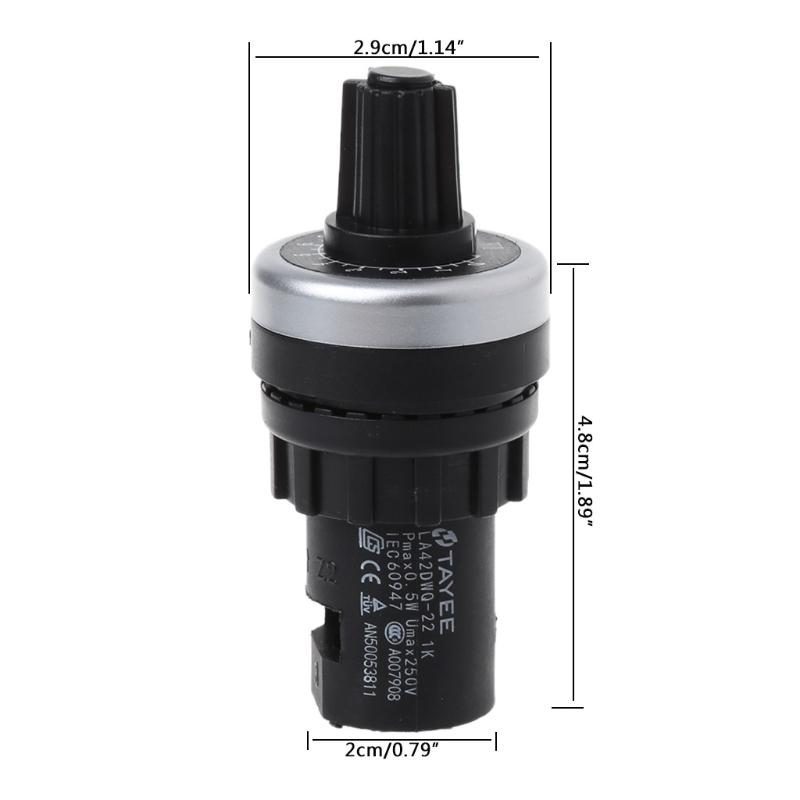 LA42DWQ-22 100K Industrial Rotary Potentiometer - Image 4