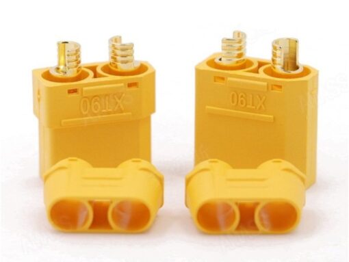 XT90 Male/Female Connector with Housing – 1 Pair - tech2277 1
