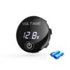 DC 5V-48V Battery Capacity Indicator Digital Voltmeter for Car Motorcycle with ON/OFF Touch Switch