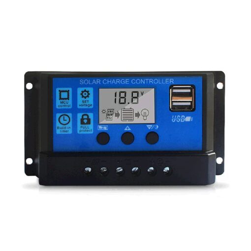 60A Intelligent LCD Solar Charge Controller - tech2409 1