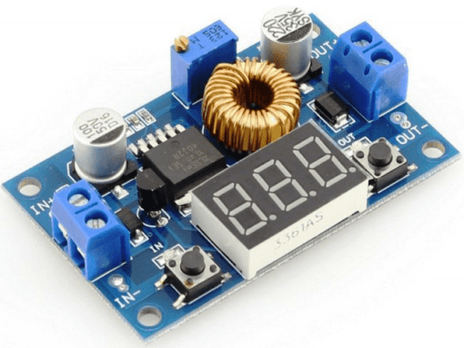xl4015 5a 75w step down dc dc converter adjustable module with voltmeter tech3149 2957