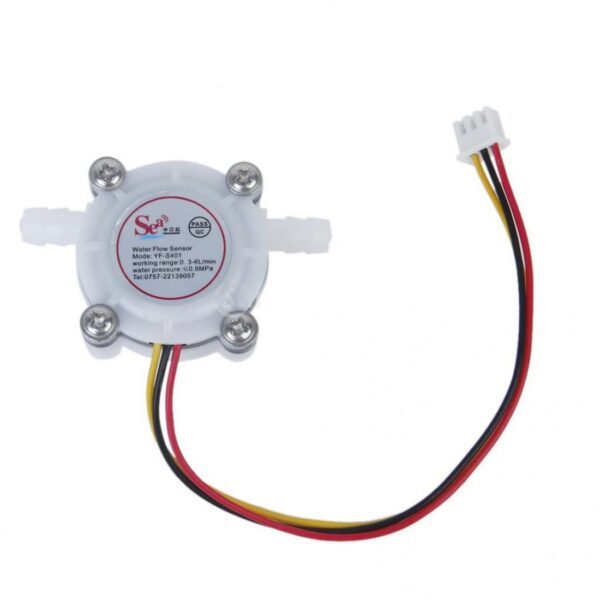 yf s401 water flow meter hall sensor counter small 0 3 to 6 l min 5vdc tech1482 2591