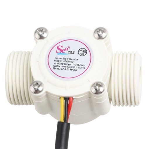 yf s403 3 4 water flow hall sensor 3 4 inch external thread 1 30l min flowmeter tech1484 2590