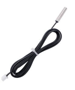B3950 10K NTC Thermistor Temperature Sensor 5*25mm with XH2.54 Connector with 1Meter Cable