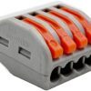 PCT-214 Splicing Connector Terminal 1 In-3 Out, Lever Splicing Connector