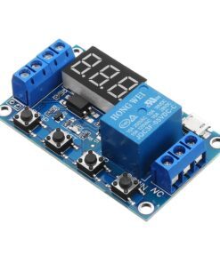 6-30V 1-Channel Power Relay Module with Adjustable Timing Cycle