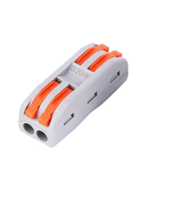PCT-222 Quick Connector Terminal 2 In-2 Out, Lever Wire Connector