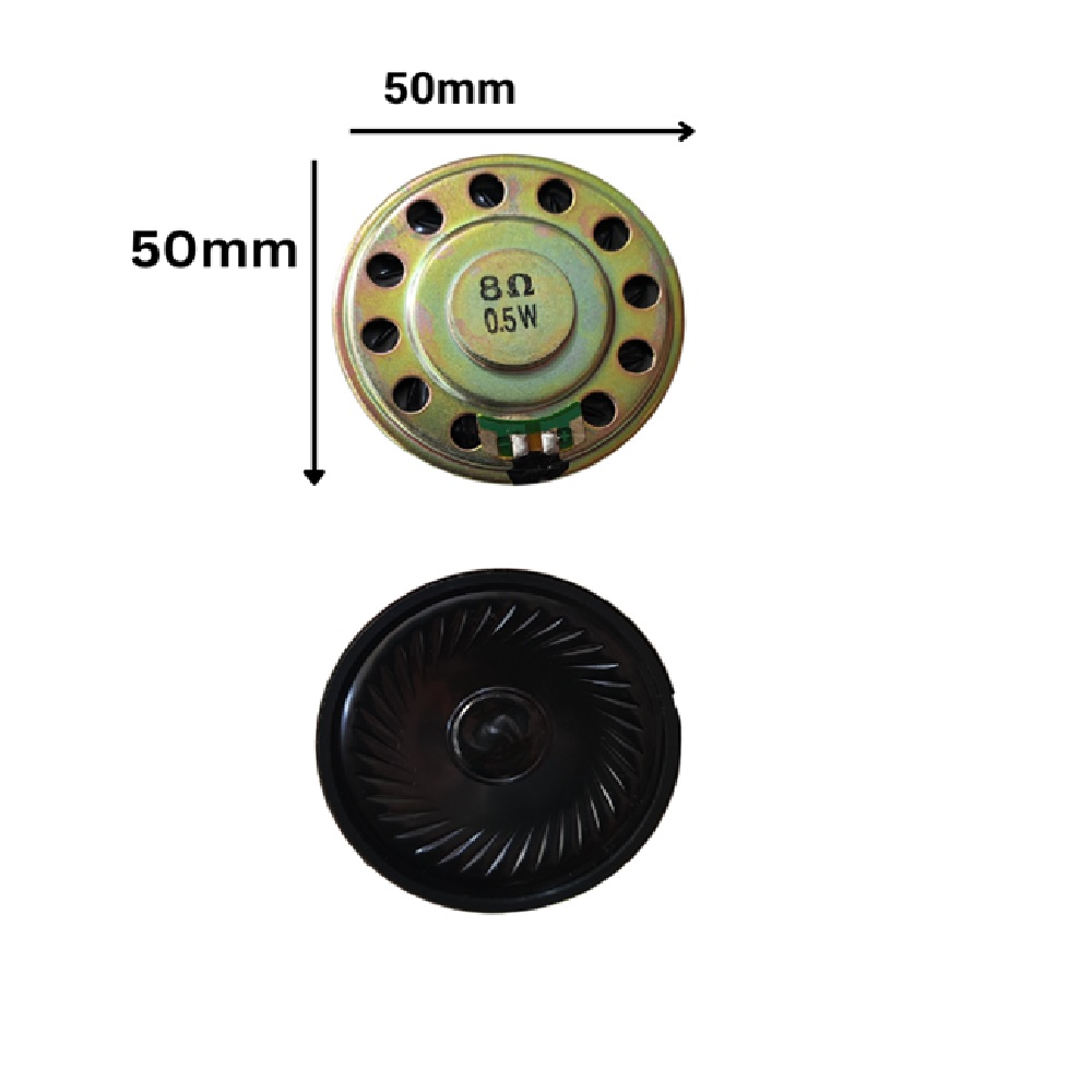 0.5W 8Ohm Mini Speaker 50mm - Image 3