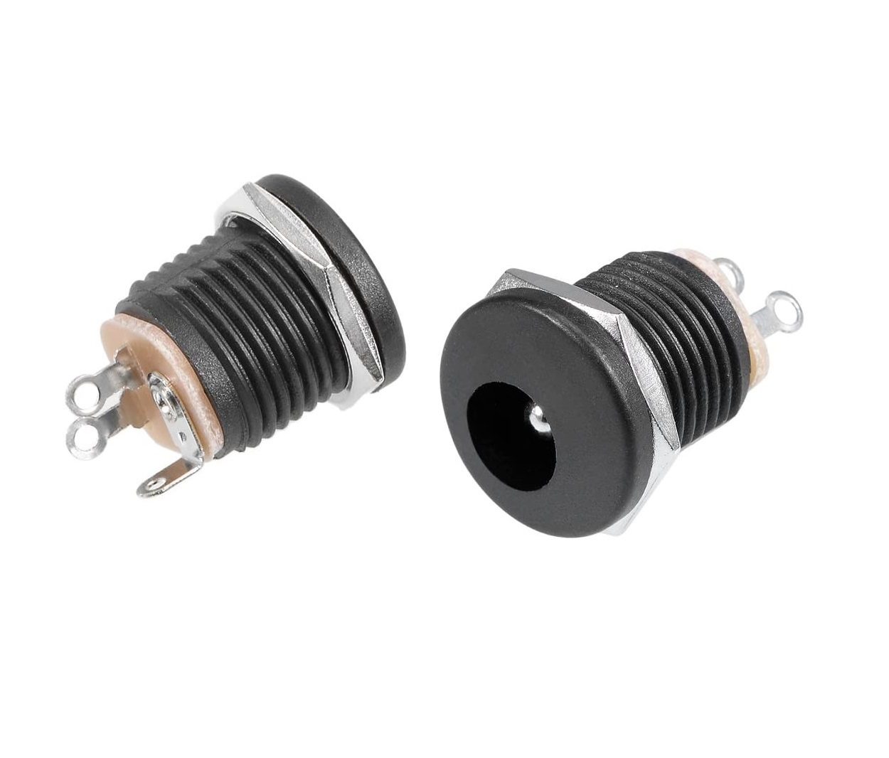 2.1×5.5mm DC Power Jack Socket Panel Mount (Female) - Image 2