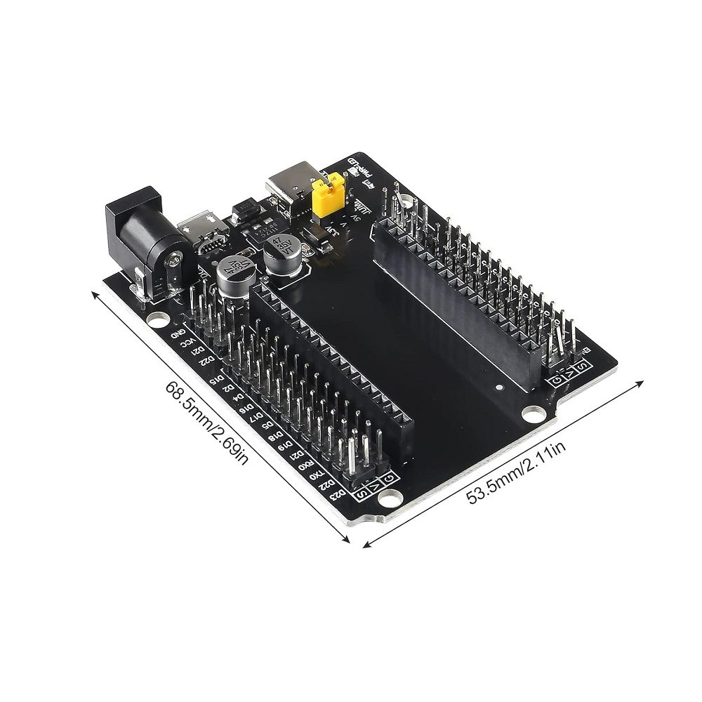30Pin ESP32 Expansion Board with Type-C USB and Micro USB Dual Interface for ESP32 ESP-32 ESP-32S Development Board - Image 5