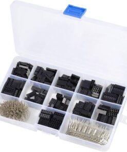 620 pcs Dupont Connector 2.54mm, Dupont Cable Jumper Wire Pin Header Housing Assorted Kit