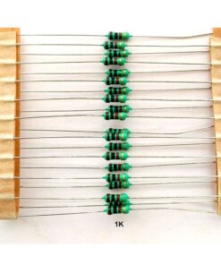 1k Ohm CFR Carbon Film Resistor 1/4W 5%