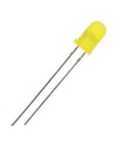 5mm Round Yellow LED 2Pin