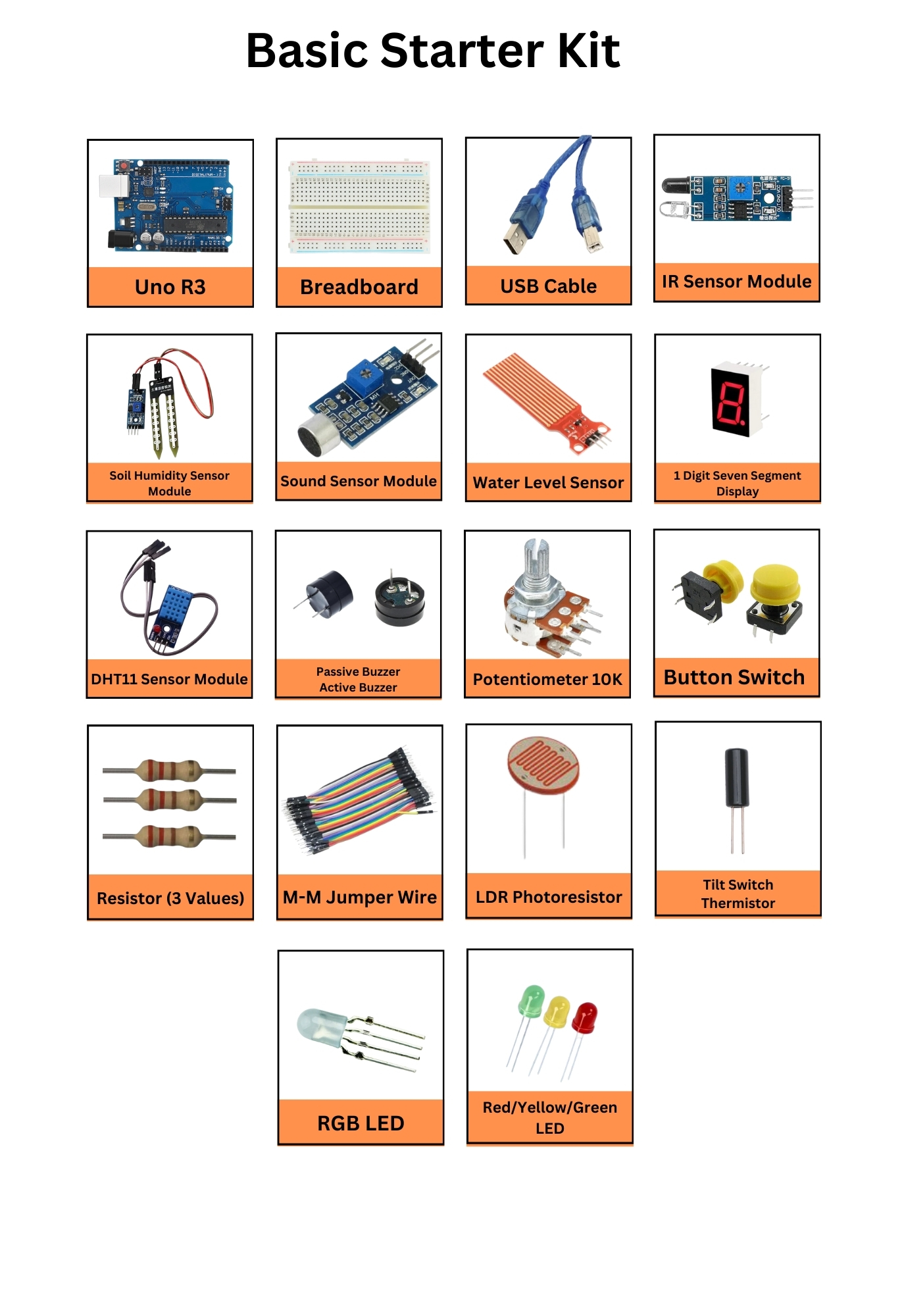 Arduino Uno Basic Starter Kit by Ketrix with 18+ Tutorial and Code - Image 2