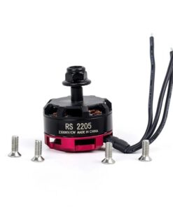 RS2205 2300KV Brushless DC Motor for QAV250 QAV300 Racing Drone Black Cap (CW Motor Rotation)