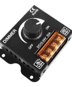 DC 12V–24V 30A LED Light Dimmer Switch Module – PWM Brightness Controller