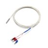 PT100 RTD 3-Wire Temperature Sensor Probe 1m Cable -50°C to 200°C