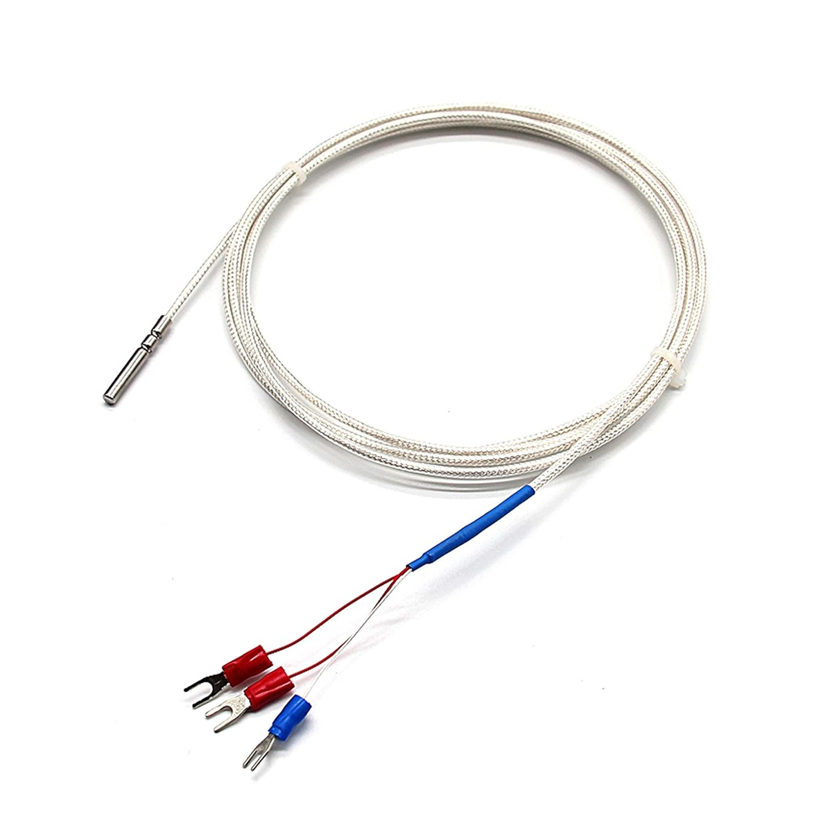 PT100 RTD 3-Wire Temperature Sensor Probe 1m Cable -50°C to 200°C