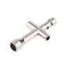 Hexagonal Mini Cross Wrench Sleeve Nut Tool for M2, M2.5, M3, M4 Hex Nuts