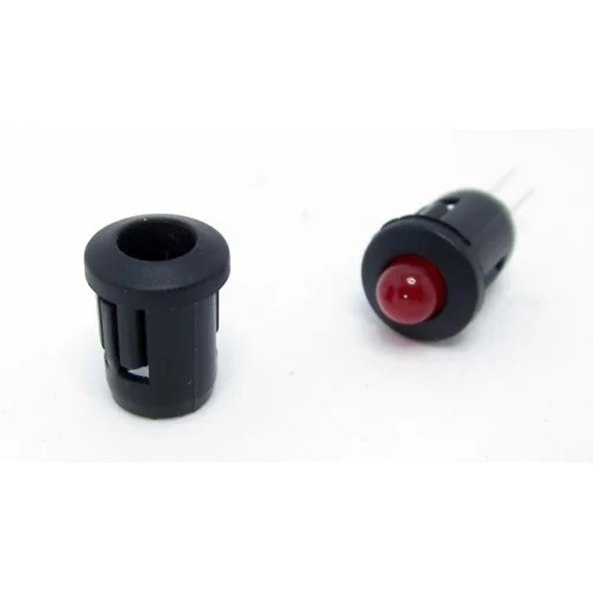 LED 5MM Long Sleeve Black Lamp Fixed Seat Protection Shell - Image 3