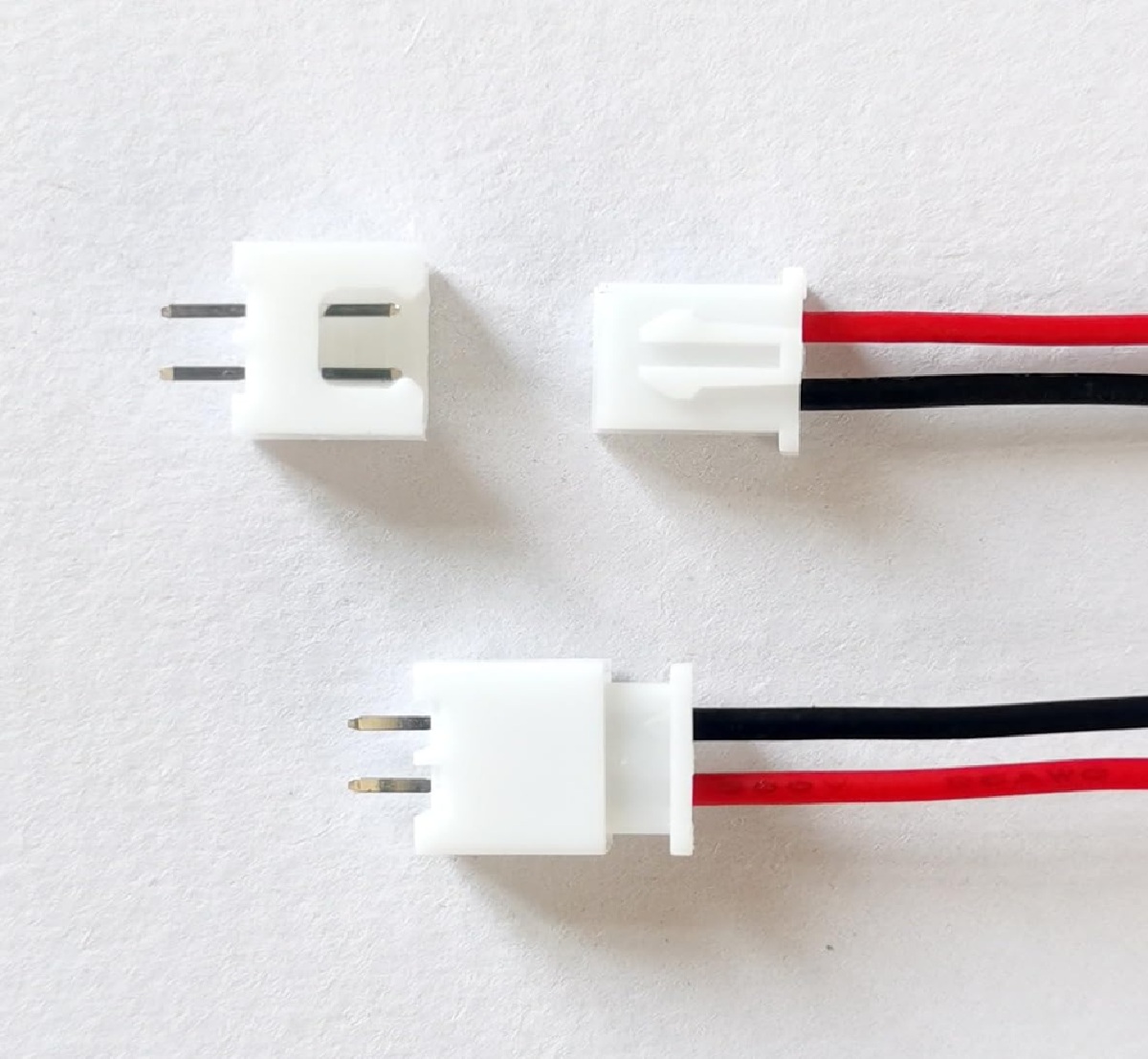 2 Pin JST XH 2.54mm Male to Female Connector Wire 20cm - Image 5