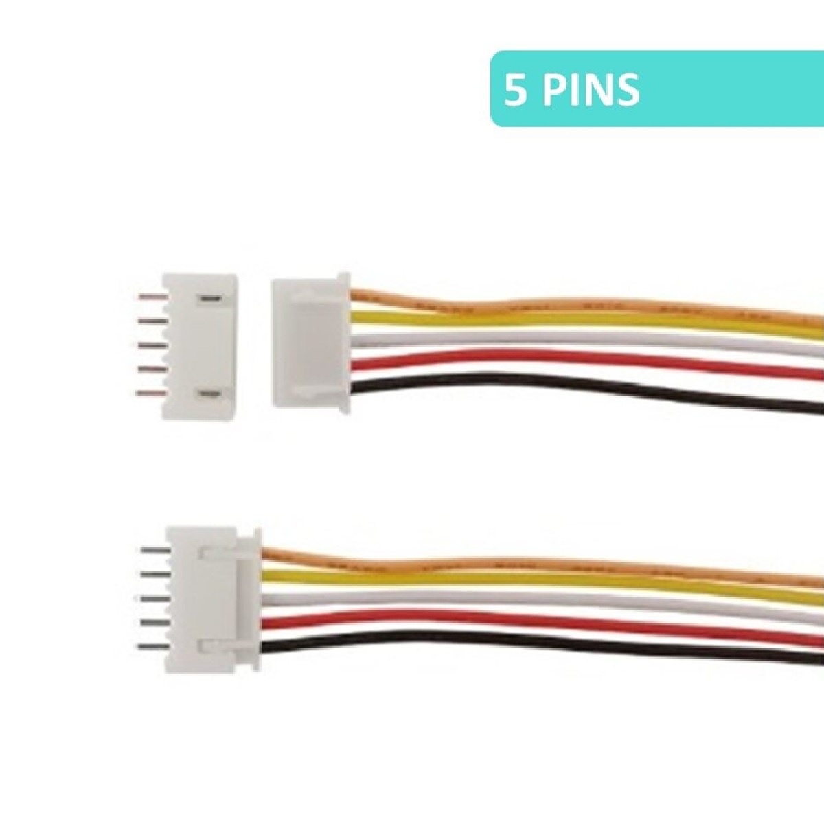5 Pin JST XH 2.54mm Male to Female Connector Wire 20cm - Image 3
