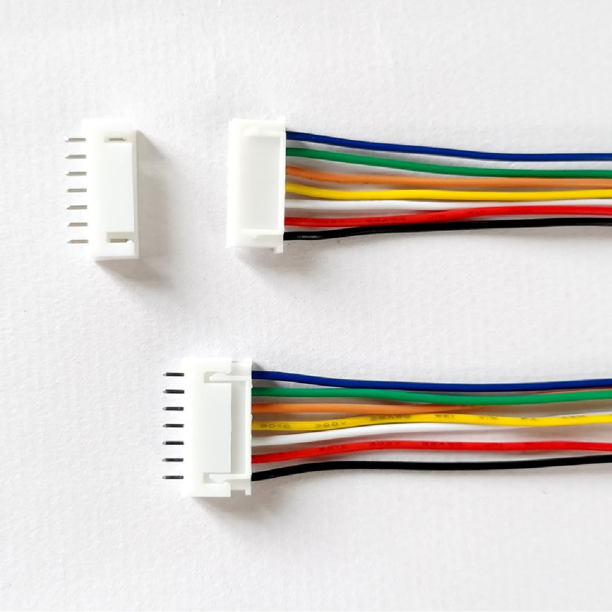 7 Pin JST XH 2.54mm Male to Female Connector Wire 20cm