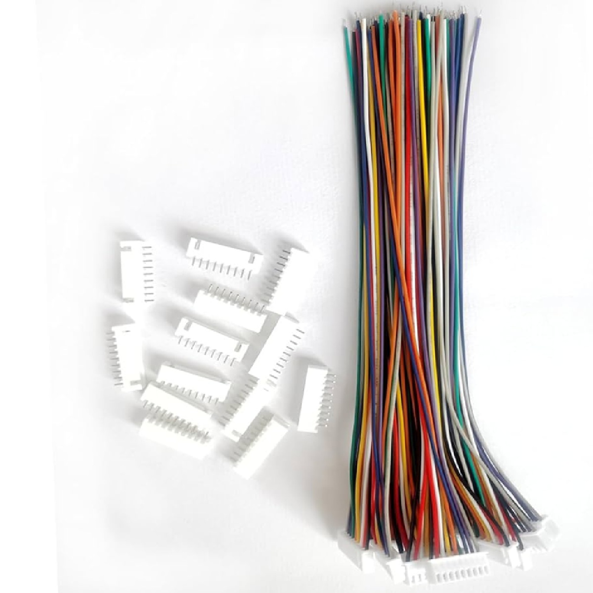 9 Pin JST XH 2.54mm Male to Female Connector Wire 20cm - Image 2