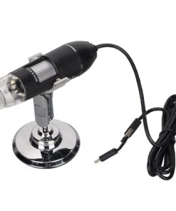 1600X 3-in-1 USB Digital Microscope Camera Endoscope with 8LED Magnifier & Adjustable Stand – Type-C Electronic Magnifier
