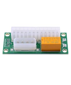 24Pin to IDE 4Pin Dual Power Start-Up Adapter Card