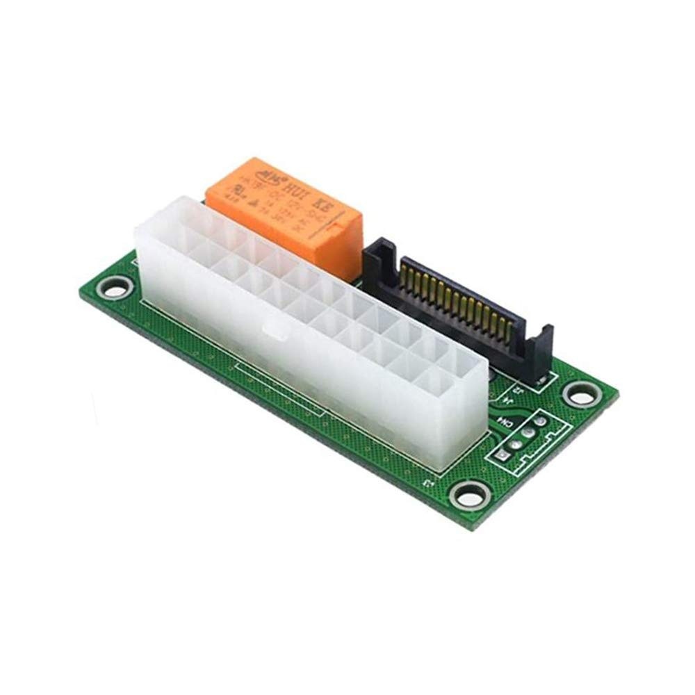ATX 24Pin to SATA Dual Power Start-Up Adapter Card - Image 2
