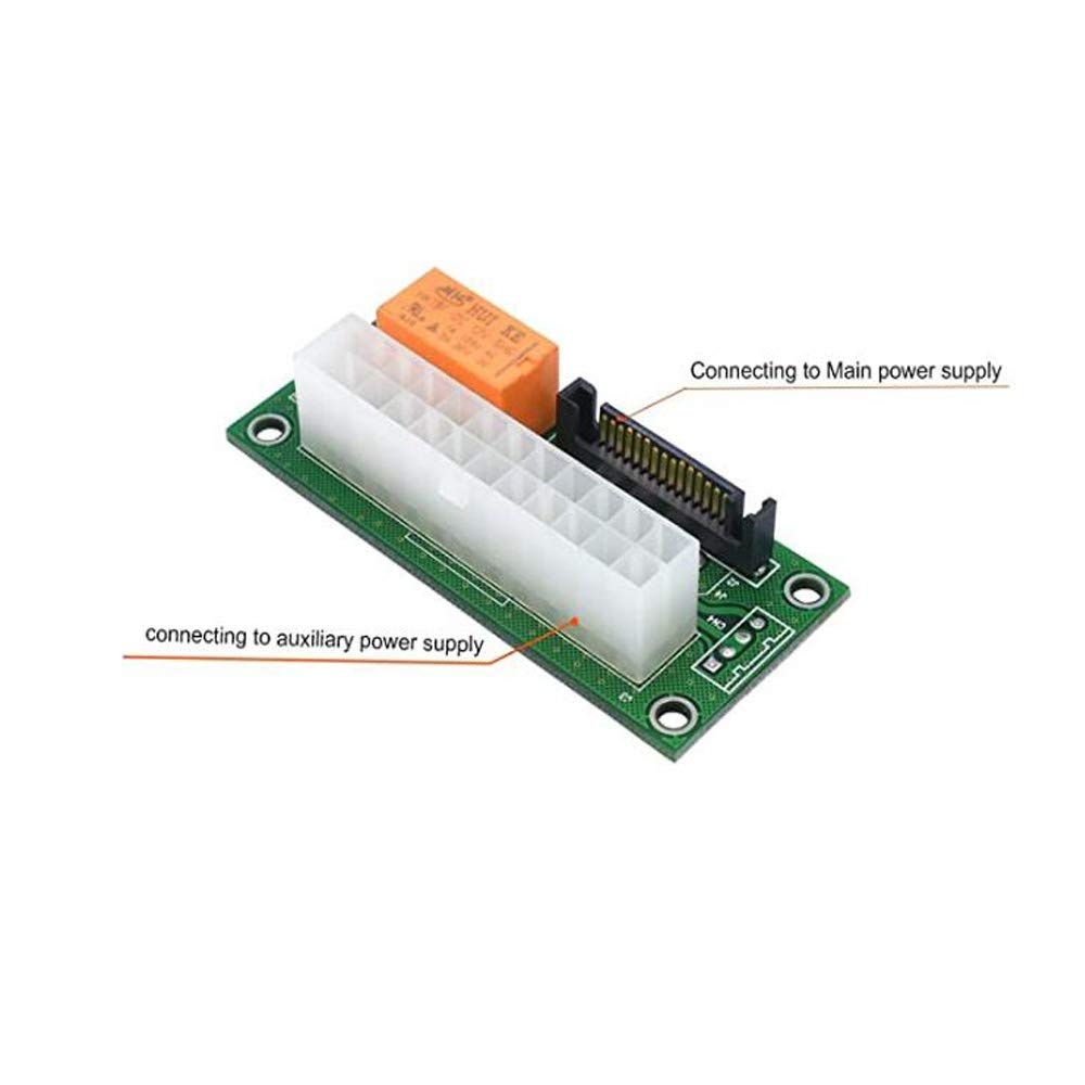 ATX 24Pin to SATA Dual Power Start-Up Adapter Card - Image 4